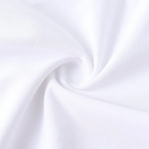 Miniatura 7 de Noomelfish Vestido de manga corta con volantes para niñas, estilo casual, con cordón, de algodón (4-12 años)