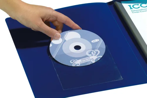Miniatura 5 de Durable Pocketfix - Bolsillo autoadhesivo para CD/DVD, transparente, paquete de 100