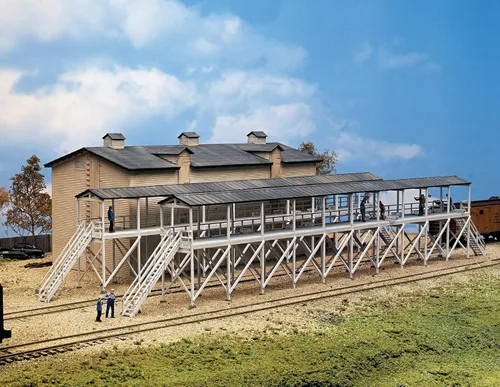 Miniatura 13 de Walthers Cornerstone Serie Kit HO Scale 2-Stall Motor House & Accesorios
