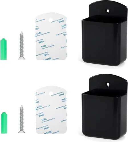 Miniatura 9 de 2 soportes de pared para control remoto, adhesivo para TV de CA, soporte de control remoto de pared para almacenamiento de oficina