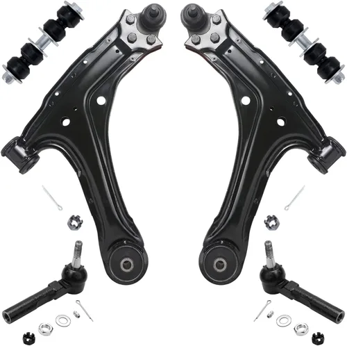 Miniatura 109 de Detroit Axle - Kit de brazos de control de extremo delantero 4WD para Ford 04-08 F-150, 06-08 Lincoln Mark LT, 4 extremos de barra de acoplamiento