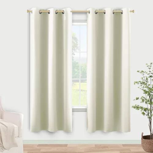 Miniatura 225 de Cortinas opacas de 72 pulgadas extra anchas para dormitorio, puerta corrediza de vidrio y patio, 2 paneles con ojales para oscurecer ventana grande