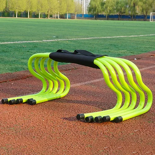 Miniatura 20 de YXXSDP Entrenamiento de velocidad de agilidad obstáculos para atletas, equipo de práctica deportiva portátil multicolor para entrenamiento