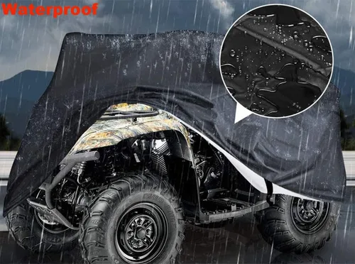 Miniatura 4 de Cubierta impermeable para cuatrimoto Quad ATC 4 ruedas, almacenamiento al aire libre, polvo, nieve, resistente a desgarros, cubiertas protectoras