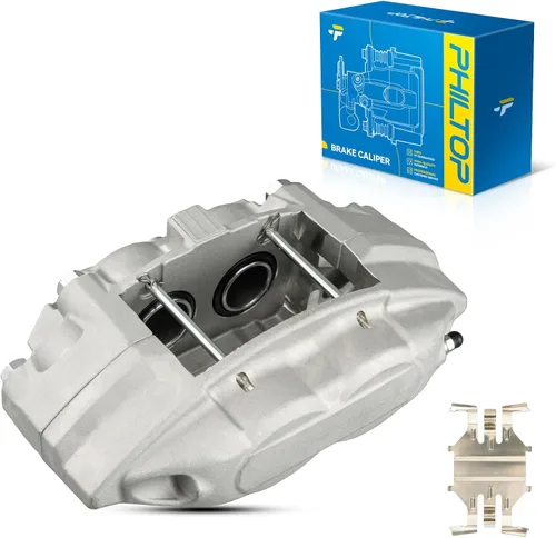Miniatura 43 de PHILTOP Conjunto de Pinza de Freno de Disco Delantero Compatible con Jeep Wrangler 1990-2006, Jeep Cherokee 1990-2001, Grand Cherokee 1993-1998