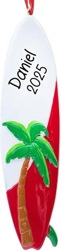 Miniatura 11 de Adorno de Navidad personalizado para la playa 2026, personalización gratuita, vacaciones de verano, vacaciones en la playa, decoración con palmera