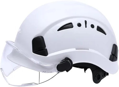 Miniatura 6 de Cascos De Construcción Casco de Seguridad con Visera 6 Puntos Ajustable Suspensión ANSI Z89.1 Tipo I Clase C Hardhats, Cascos De Construcción