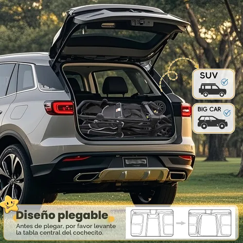 Miniatura 4 de TOLEAD Cochecito para 4 niños, plegable de 4 asientos para exteriores con toldo, manubrio ajustable, arnés de seguridad de 5 puntos, bandeja Negro