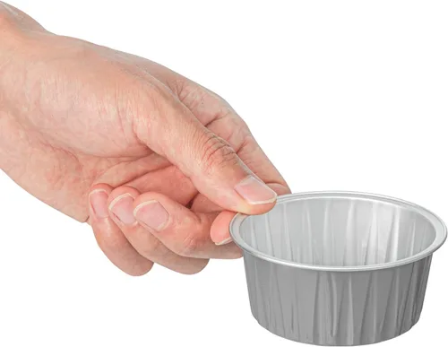 Miniatura 13 de Restaurantware Ramekins desechables de 4 onzas, 100 vasos desechables redondos de crema brulee, aptos para horno para magdalenas y magdalenas, tazas