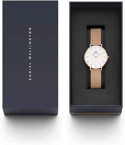 Miniatura 8 de Daniel Wellington Reloj Petite de acero inoxidable oro rosa (316L)