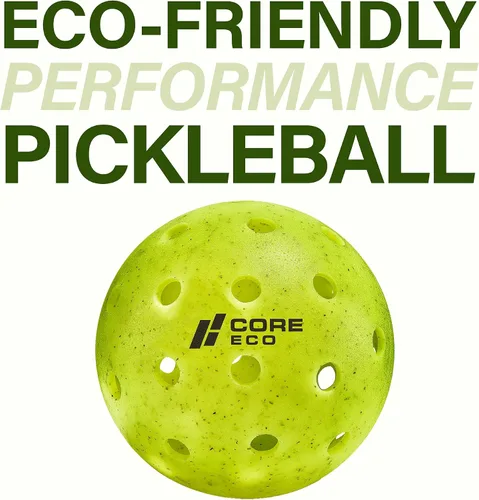 Miniatura 7 de CORE Pickleball -ECO Ball Pelotas de pickleball para exteriores - Copa del Mundo de Pickleball oficial y aprobadas por el torneo USAPA