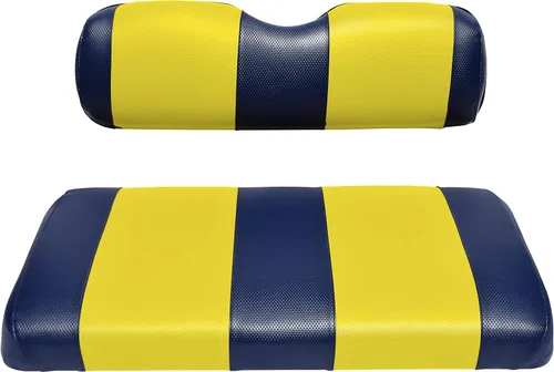 Miniatura 16 de Juego de fundas universales de repuesto para asiento trasero de carrito de golf, hechas con vinilo de grado marino, instalación de grapas