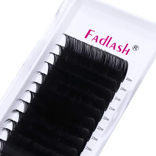 Miniatura 81 de Extensiones de Pestañas 0.07 Colored Easy Fan Lashes Blancas Rizo D Pestañas Auto-Abanicantes de Colores, Extensiones de Pestañas con Volumen