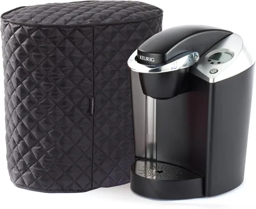 Covermates Keepsakes - Funda para cafetera, protección contra el polvo, resistente a las manchas, lavable, funda para electrodomésticos, color negro