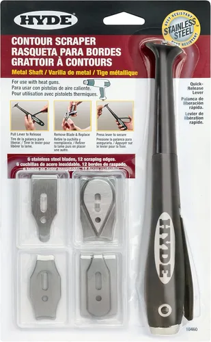 Miniatura 5 de Hyde Raspador de contorno con 6 cuchillas intercambiables, multicolor - 10450
