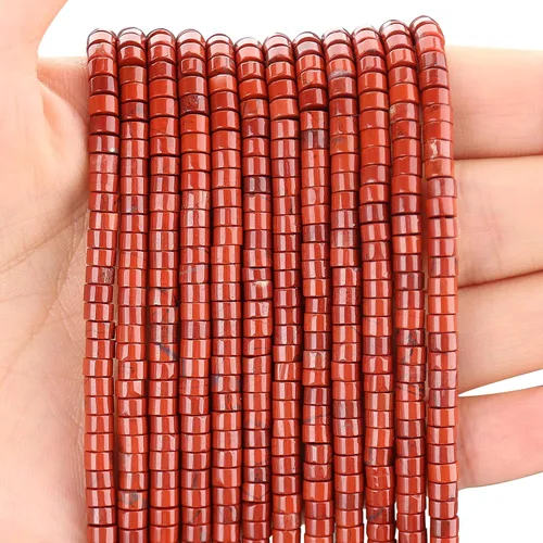 Miniatura 40 de BONNY BOXX 150 piezas de cuentas espaciadoras de jade blanco natural, cuentas sueltas semipreciosas planas redondas de jade heishi para hacer joyas