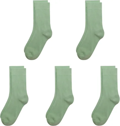Miniatura 28 de SERISIMPLE Calcetines de bambú de viscosa para niños, calcetines escolares antiolor para niños y niñas, uniforme, ligeros, con costuras planas, 5