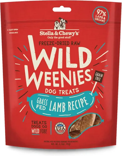Miniatura 30 de Stella & Chewy's Golosinas para perros Wild Weenies crudas liofilizadas – Golosinas de entrenamiento con alto contenido de proteínas para perros