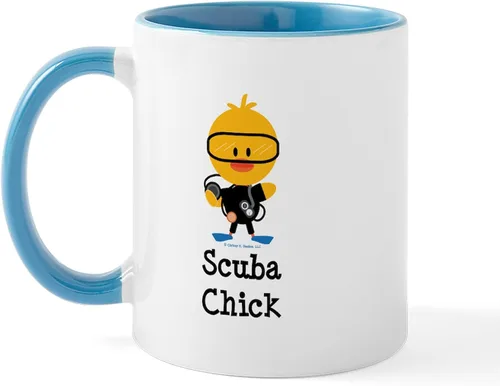 Miniatura 30 de CafePress Scuba Flag Diver Taza de café de cerámica de 11 oz (11.0 fl oz)