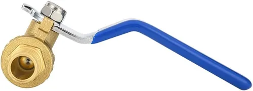 Miniatura 6 de 6 PCS1/2 "PEX válvula de latón de bola, conexión Pex de púas, válvula de cierre de parada de agua de puerto completo, niveles rojo (caliente) y azul
