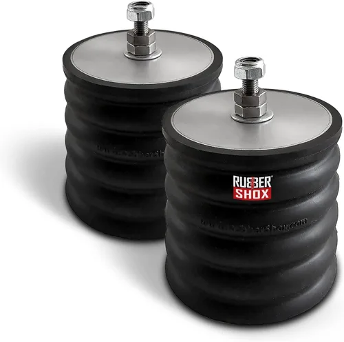 Rubbershox - Tope de goma natural emparejado para RAM ProMaster 1500/2500/3500 | Patrón de sistema de mejora de suspensión | Capacidad de 9000