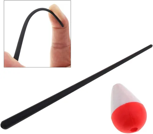 Miniatura 5 de Flotador de espuma dura a presión rojo y blanco para Crappie, Panfish, Walleyes, 14