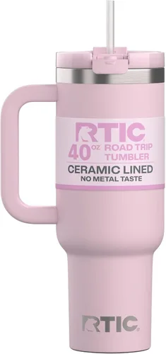 Miniatura 32 de RTIC Vaso Tumbler de Viaje por Carretera de 30 oz con Doble Pared Revestido de Cerámica Aislado Taza Portátil de Café de Viaje de Acero Inoxidable