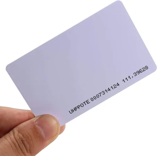 Miniatura 2 de UHPPOTE Tarjeta inteligente de proximidad RFID sin contacto de 125 kHz de 0.031 in de grosor para sistema de control de acceso y asistencia