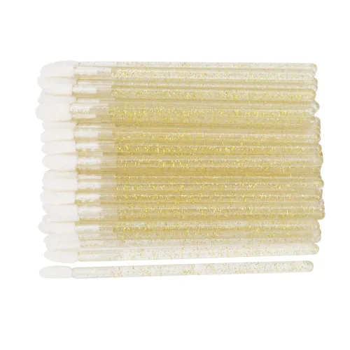 Miniatura 6 de Juego de 300 brochas desechables para labios (dorado)
