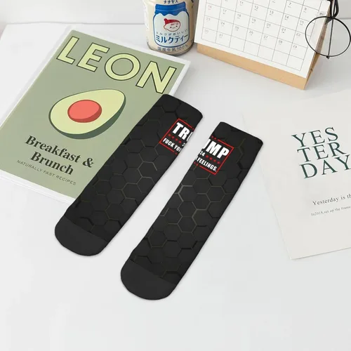 Miniatura 8 de GDJF Trump 2024 Fuck Your Feelings Ankle Socks Winter Low Cut Sports Warm Comfort Breathable Casual Socks For Mens And Womens (1)