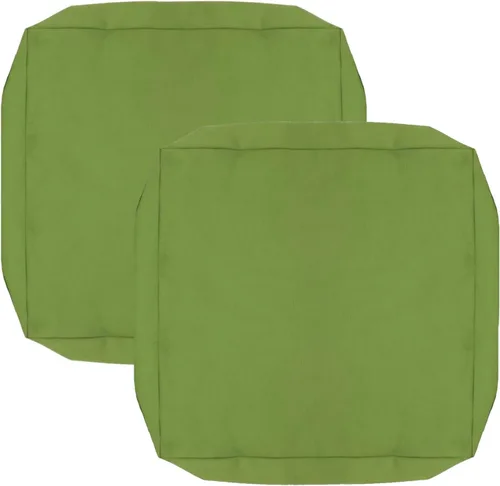 Miniatura 28 de FLYMEI Patio Cushion Covers 16x16x2.5 Waterproof Outdoor Cushion Cover Replacement 1Packs Outdoor Seat Cushion Slipcover for Rattan Chair Sofa, Beige