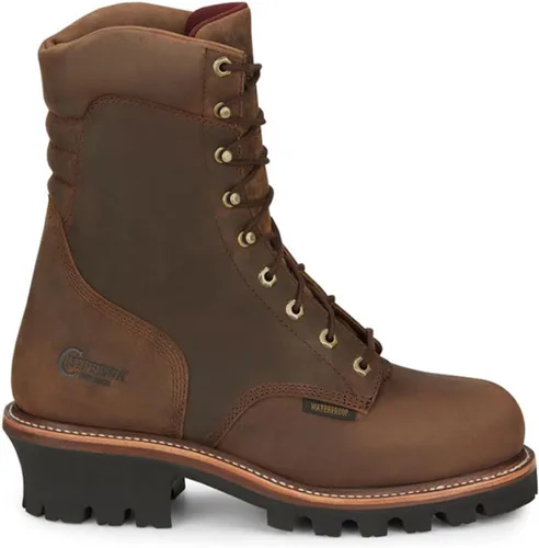 Miniatura 3 de Chippewa Bota de trabajo de leñador impermeable con cordones para hombre con puntera de acero - 59407
