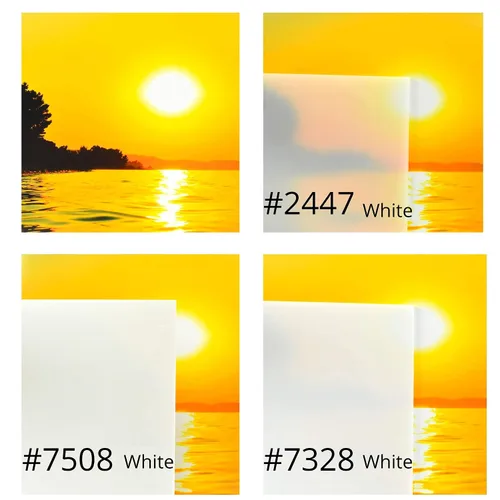 Miniatura 2 de BuyPlastic 7508 Hoja de plexiglás acrílico de color blanco sólido, elige tamaño y grosor, 1/4 x 24 x 24 pulgadas, vidrio de plexiglás de plástico