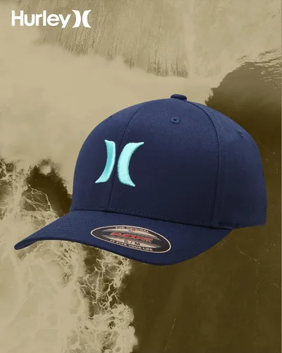Miniatura 49 de Hurley Gorra de béisbol para hombre - Flexfit - Gorras de béisbol ajustadas para hombre (tamaños: S-XL)