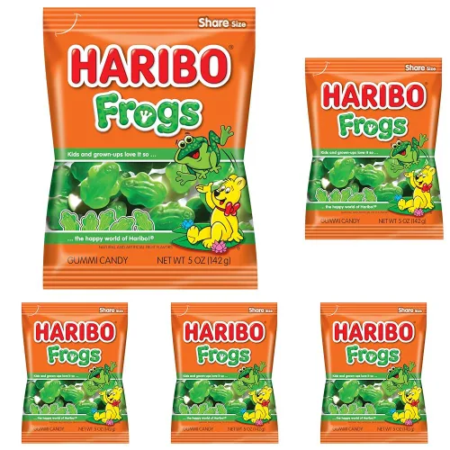 Miniatura 3 de Haribo Caramelos de goma, ranas, 5 onzas