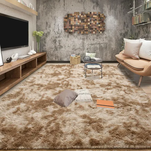 Miniatura 16 de Tepook Alfombras súper suaves y esponjosas para sala de estar, alfombras de área de 8 x 10 pies para dormitorio, alfombra moderna peluda, alfombras