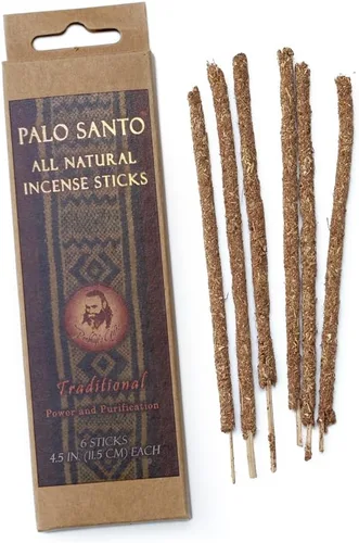 Prabhuji's Gifts - Varillas de incienso Palo Santo - Incienso de copal - Incienso espiritual - Varillas aromáticas hechas con ingredientes naturales