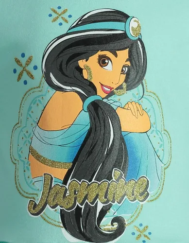 Miniatura 5 de Disney Vestido de manga corta con volantes y tutú de jazmín de princesa azul Azul Patchwork