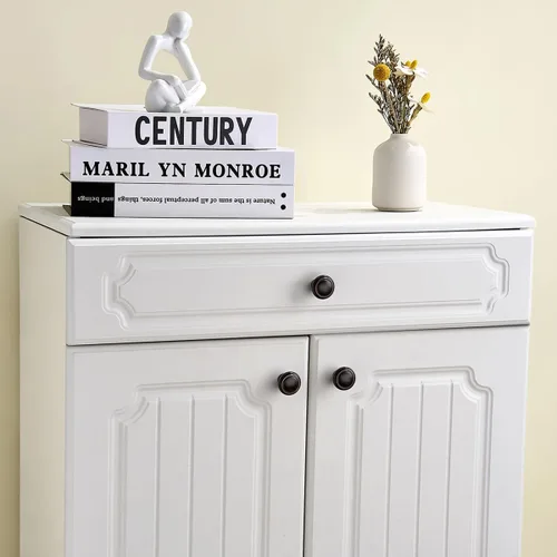 Miniatura 4 de Nobs redondos, paquete de 10 tiradores de cajón de 1.25 pulgadas (1.260 in), pomos de gabinete elegantes para oficina, muebles del hogar, pomos