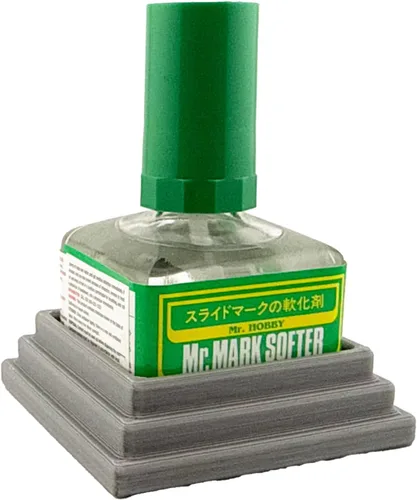 Miniatura 4 de Jeff Did It! Square Bottle Glue Cement Holder Compatible with Mr Hobby Cement Setter Weathering and other Mr Hobby Square Bottles - Holder Only (Red)