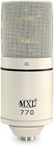 Miniatura 7 de MXL 770 Micrófono de condensador para podcasting, canto, grabación en estudio casero, juegos y transmisión XLR Diafragma grande Cardioide