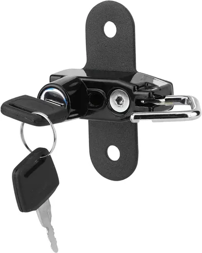 Miniatura 7 de Fydun Motocicleta Casco Lock Mount Hook Aleación de aluminio Kit de modificación de motocicleta para Suzuki V Strom 250 2017 (negro)