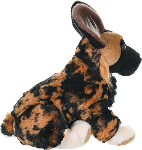 Miniatura 7 de Wild Republic – Peluche de perro salvaje africano, muñeco de felpa, juguete de peluche, regalo para niños, Colección Cuddlekins - 8 pulgadas