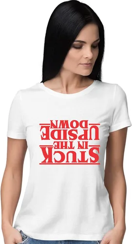 Miniatura 43 de Go All Out Camiseta para mujer Stuck in The Upside Down