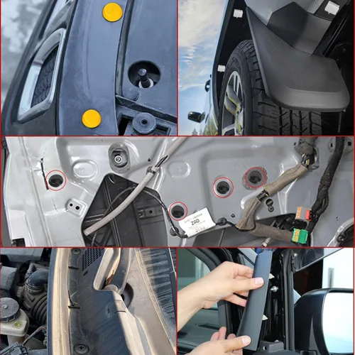 Miniatura 7 de GOOACC 1001 piezas de remaches universales para automóviles, juego de clips de retención para parachoques, guardabarros, panel de puerta, protector