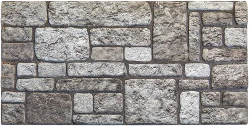 Miniatura 2 de Dundee Deco Paneles de pared 3D de ladrillo sintético, revestimiento, paneles de pared con aspecto de piedra gris, revestimiento de espuma