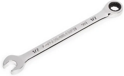 Miniatura 3 de GEARWRENCH Llave combinada de trinquete de 12 puntos con arco oscilante de 4 grados de 1/2" - 86945 (paquete de 2)