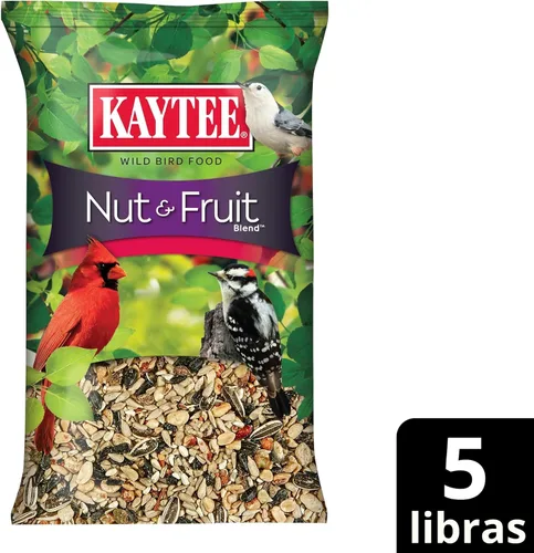 Miniatura 12 de Kaytee Nut & Fruit - Semilla de ave silvestre, 5 lb