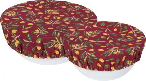 Miniatura 11 de Now Designs Adeline Save It - Juego de 2 fundas reutilizables de algodón para tazones de 7.5 y 9.25 pulgadas