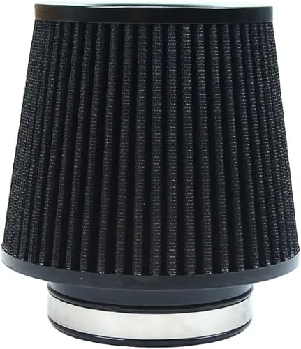 Miniatura 46 de KYOSTAR Filtro de aire universal de alto flujo de 3" (76 mm), entrada de aire frío de cono reutilizable, alto rendimiento, lavable, kit de aire seco